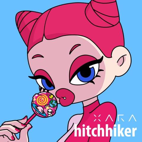 X ARA — Hitchhiker 앨범 커버